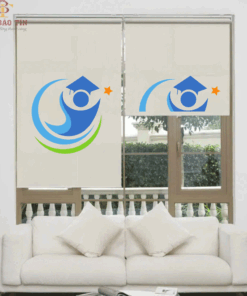 Rèm Cuốn In Logo Giá Rẻ, Thi Công Nhanh