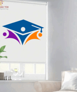 Rèm cuốn in logo cách nhiệt chống nắng cho văn phòng
