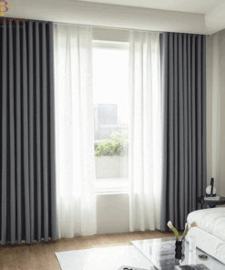 Rèm vải cửa sổ đẹp cản sáng 100% – Giữ phòng mát hơn