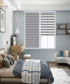 Rèm cầu vồng CẢN NẮNG 100% hãng City Blinds – Mã Bluesky
