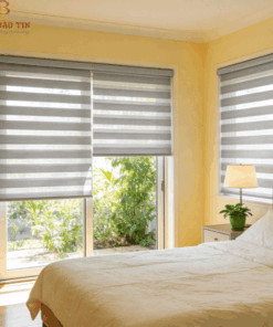 Rèm cầu vồng giá rẻ thiết kế đẹp cho phòng khách - Hệ không khoan tường