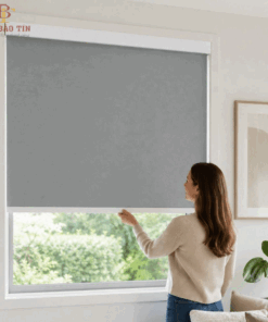 Rèm Cuốn Phòng Ngủ Màu Ghi – Đẹp Và Dễ Phối Nội Thất