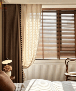 Rèm Sáo Gỗ Chống Nắng Cho Cửa Sổ – Mã RSG265